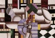 Woman and still life Fernard Leger